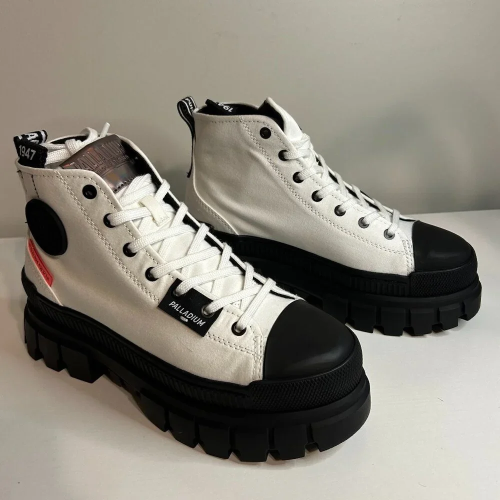 Palladium Women's NWB Revolt Hi TX Platform Boots, 6.5 - Picture 1 of 14